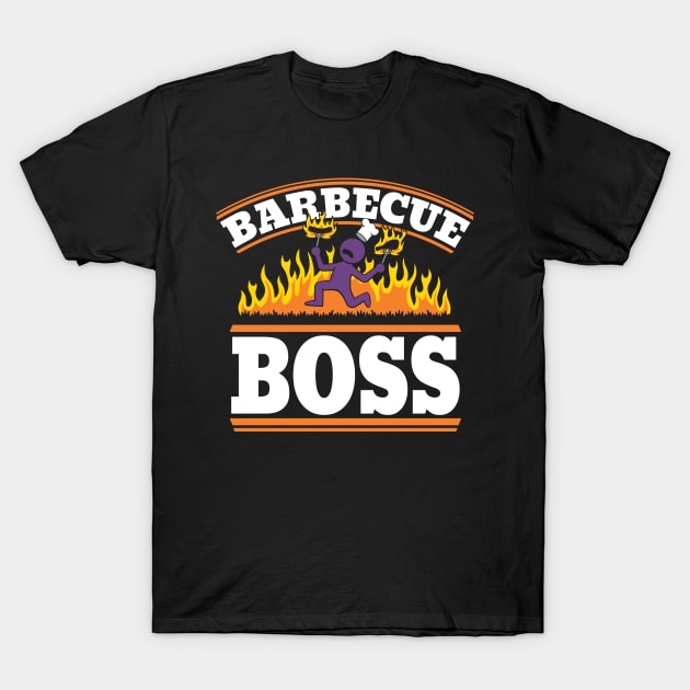 Barbecue Boss T-Shirt by DoodleDojo